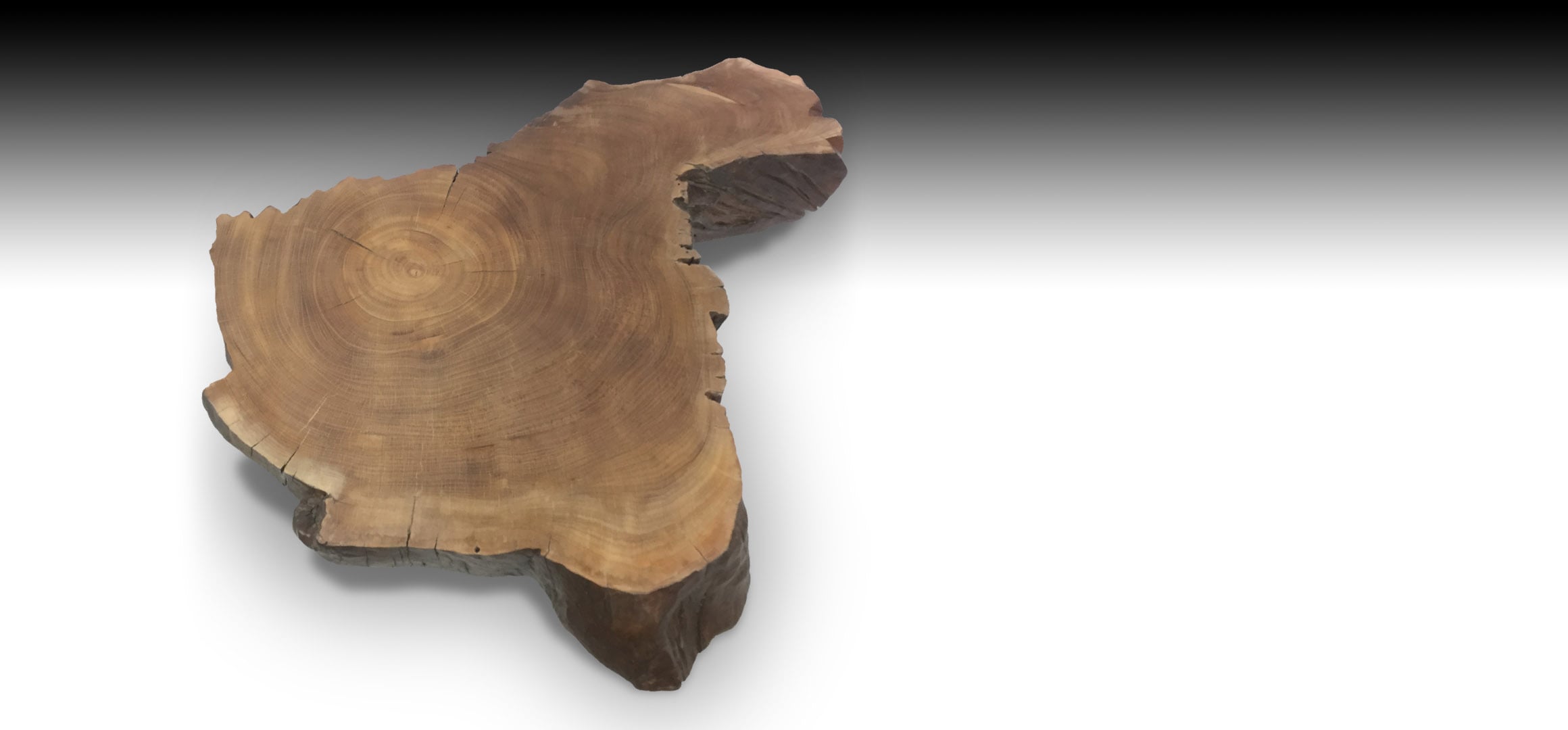 Cliff live edge Mahogany wood coffee table