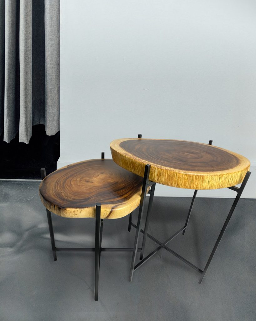 Chase Suar Wood Coffee Table Perspective View 1