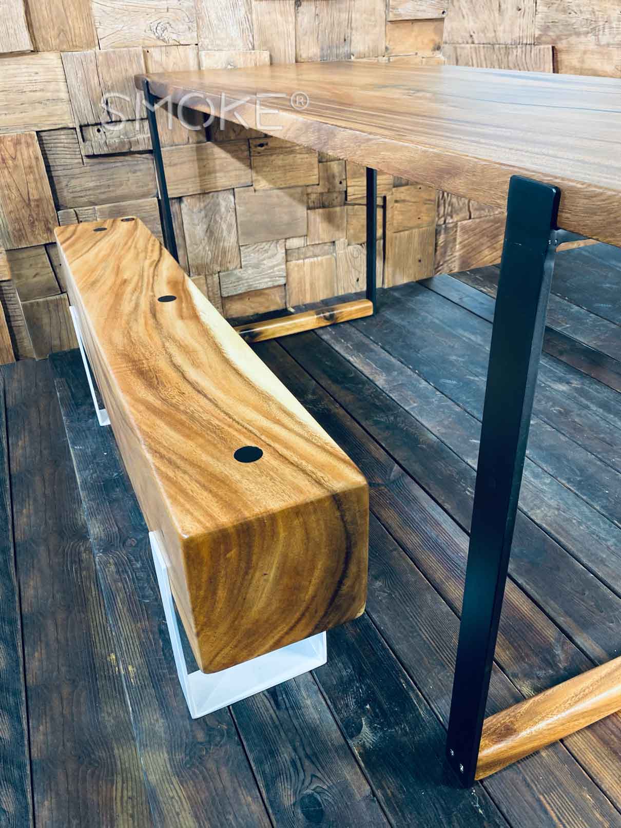 Wooden Dining Table Singapore Customise Solid Wood Slab Dining Tables