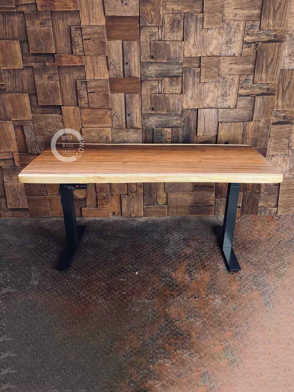 Solid Wood Work Desk Singapore | Corporate Live Edge Table Singapore